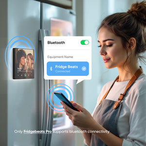 カスタム音楽と写真の冷蔵庫用マグネットが Bluetooth 接続をサポート - 
