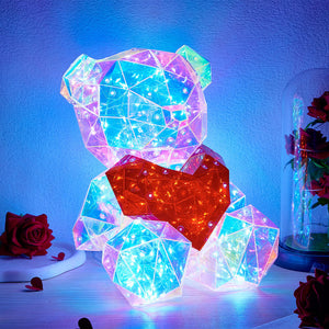 銀河Led熊ライト虹灯の可愛い発光銀河熊バレンタインデーのギフト