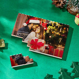 カスタムフォト立体パズル - 写真入れ可能なオリジナルキューブジグソ—パズルプレゼントクリスマスギフト