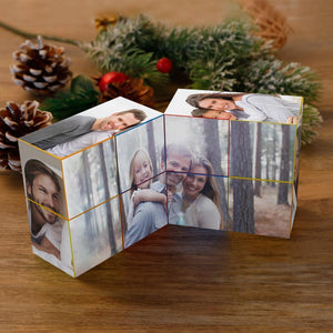 カスタムフォトルービックキューブ-インフィニティフォト折りたたみキューブ-家族写真入り可能なルービックキューブ