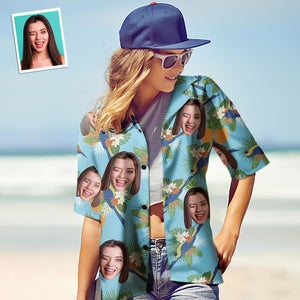 カスタムフェイスシャツ-写真入れ可能な女性用アロハシャツプレゼント-トゥーカンパーティー