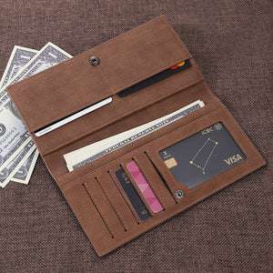 カスタムフォトウォレット| パーソナライズされたウォレット財布| カップル二つ折りロングスタイルウォレット