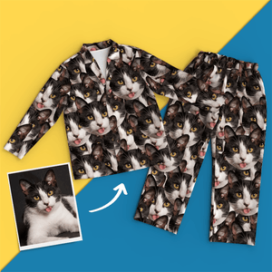 カスタムフォトパジャマ－写真入り可能なオリジナルパジャマ－ビッグフェイス
