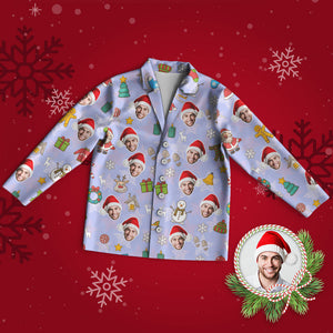 カスタムフォトパジャマ－写真入れ可能なオリジナルクリスマスパジャマギフト-クリスマスギフト
