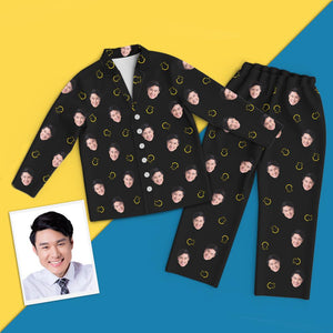 カスタムフォトパジャマ－写真入り可能なオリジナル笑颜柄パジャマ