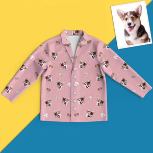カスタムフォトパジャマ－写真入り可能なオリジナル犬柄パジャマ