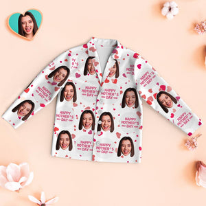 Custom Face Pajamas Happy Mother's Day Personalized Photo Pajamas Set Mother's Day Gifts
