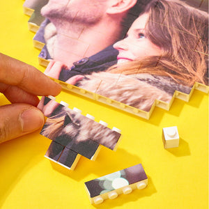 SPOTIFYカスタムハート形フォト立体パズル-お好きな写真や曲入れ可能なオリジナルキューブジグソ—パズルプレゼント恋人へのギフト