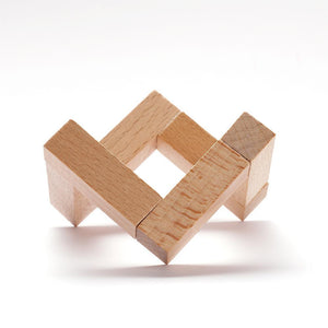 木制ルービックキューブマウント独立家庭ギフト-ルービックキューブなし