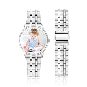 Photo Watch - Personalized Engraved Watch Bracelet 