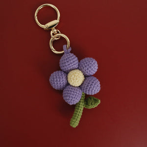 かぎ針編み花造花手作りの編み物-素敵な誕生日プレゼント